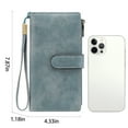 thumbnail image 4 of (2 pack) FALAN MULE Women's Casual Bifold Wallet, Blue, 4 of 9