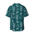thumbnail image 2 of Fotbe Tropical Pineapple print Short Sleeve Button Down Shirts for Men Casual Summer Beach Wrinkle Free Shirt-Large, 2 of 7