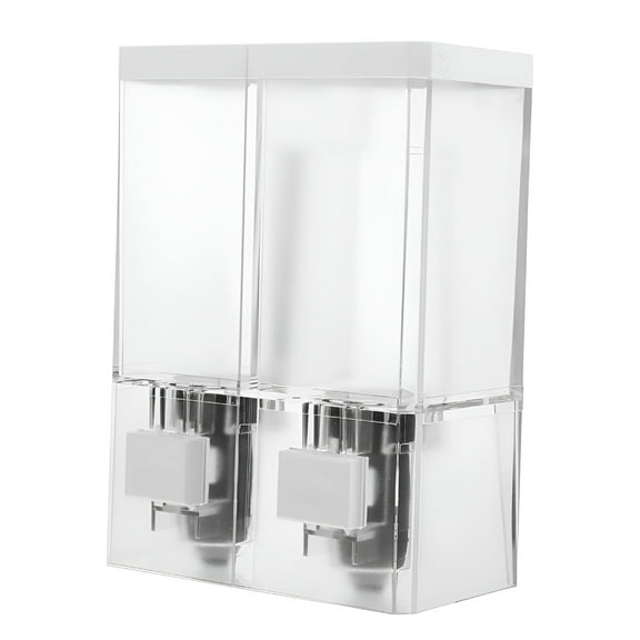 ACDANC Shower Shampoo Dispenser Soap Dispenser 2 Chamber Shower Pump Soap Dispenser Shampoo Box