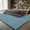 Blue, variant on Buganda Soft Area Rugs, Low Pile Area Rug for Living Room Bedroom, Non Slip Washable Decor Carpet, 5'x8', Dark Grey