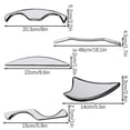 thumbnail image 5 of Stainless Steel Gua Sha Massger Muscle Pain Relief Scraper Lymphatic Drainage Tool Anti Cellulite Paddle Massager, 5 of 5