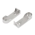 thumbnail image 2 of Uxcell 0.63" Pipe Dia Metal Wardrobe Clothes Lever Bracket, 4 Pack, 2 of 5