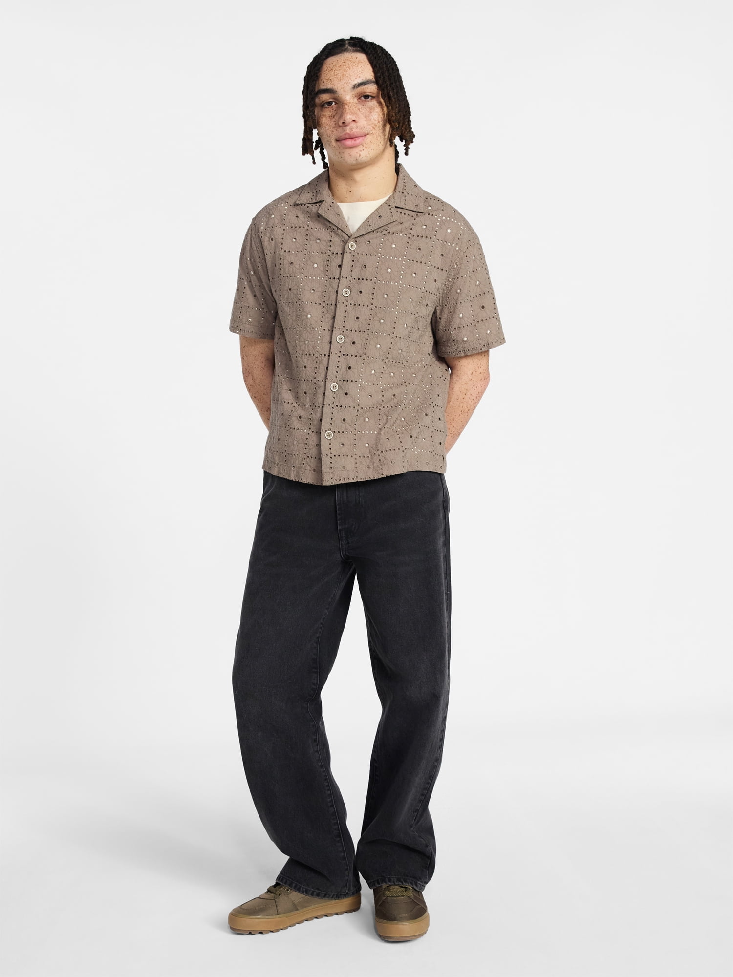 No Boundaries Baggy Fit Jeans, 100% Cotton 14 oz Denim, Men's 28x30-40x32