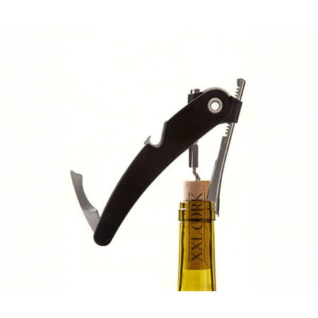 Vacu Vin Corkscrew - Vacu Vin VACUVIN68854606 Single Pull Corkscrew - Elegant Black