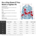 thumbnail image 5 of Kdxio Red Funny Crab on Blue Stripe Print Women Men Sun Protection UPF 50+ Jackets Zip Up Long Sleeve Hoodie Hiking Lightweight with Pockets, 5 of 7