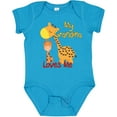 thumbnail image 3 of Inktastic My Grandma Loves Me Giraffe Boys or Girls Baby Bodysuit, 3 of 5