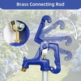 thumbnail image 3 of Frost Proof Yard Hydrant, 3.25FT Freezeless Frost Proof Hydrant, Water Faucet 3/4" Pipe Connection, 12" Bury Depth, for Yard, Garden, Pasture Irrigation and Drinking, 3 of 4