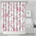thumbnail image 2 of Waterproof Pioneer Shower Curtain 72x84 Inch Polyester Unique Cute Floral Shower Curtain for Bathroom Hotel Home Decor with 12 Plastic Hooks, 2 of 5