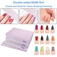 thumbnail image 2 of Limas de uñas GigaGround, planchas de lija para uñas de grano 80/80 (50 unidades), 2 of 7