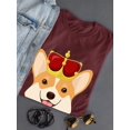thumbnail image 3 of Royal Corgi W Crown T-Shirt Women -Image by Shutterstock, Female 5X-Large, 3 of 4