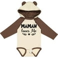 thumbnail image 3 of Inktastic Mamaw Loves Me Grandchild Girls Long Sleeve Baby Bodysuit, 3 of 5