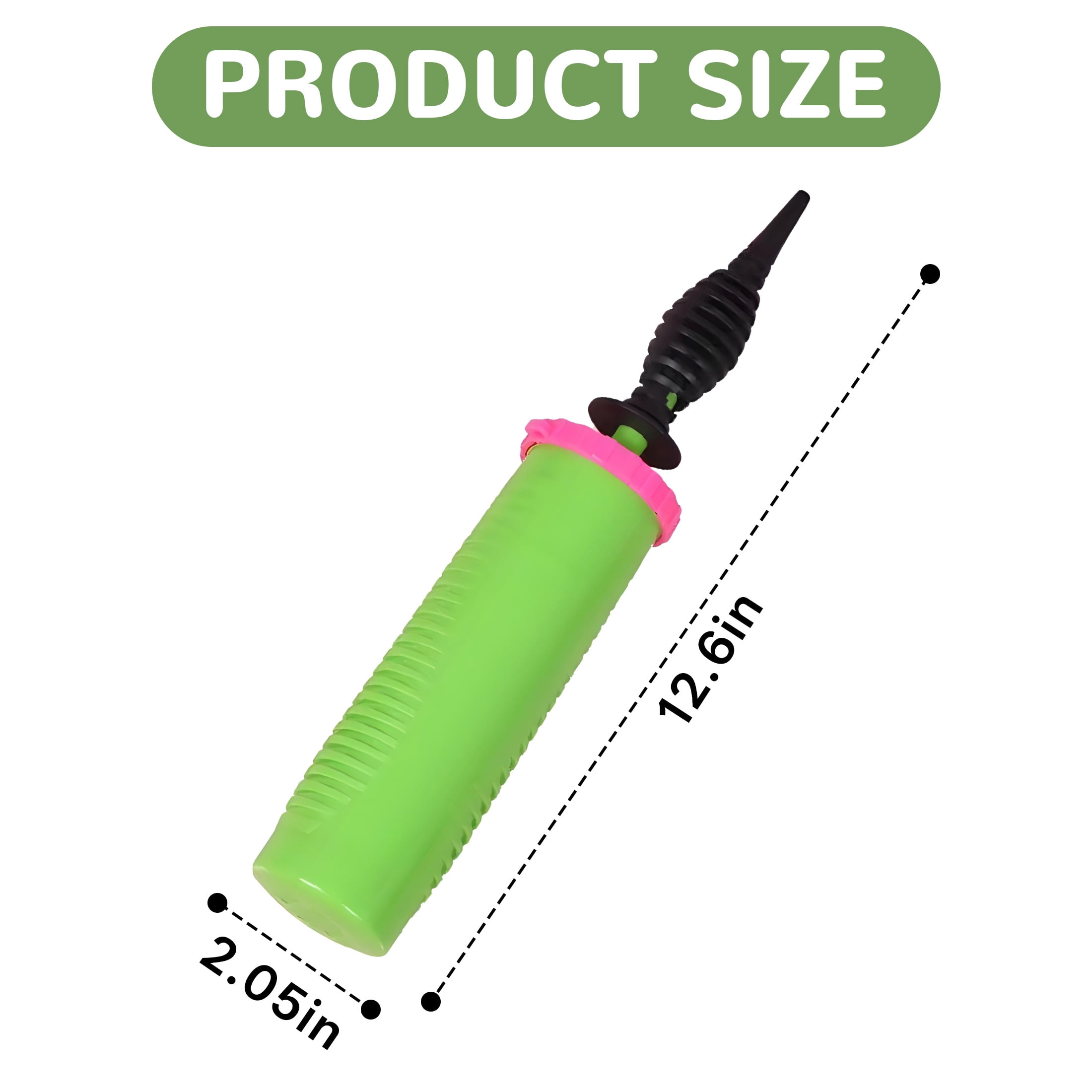 FACEGA Helium Tank for Balloons At Home Hand Pump Balloon Helium Tank Portableplastic Helium Balloon Pump Green