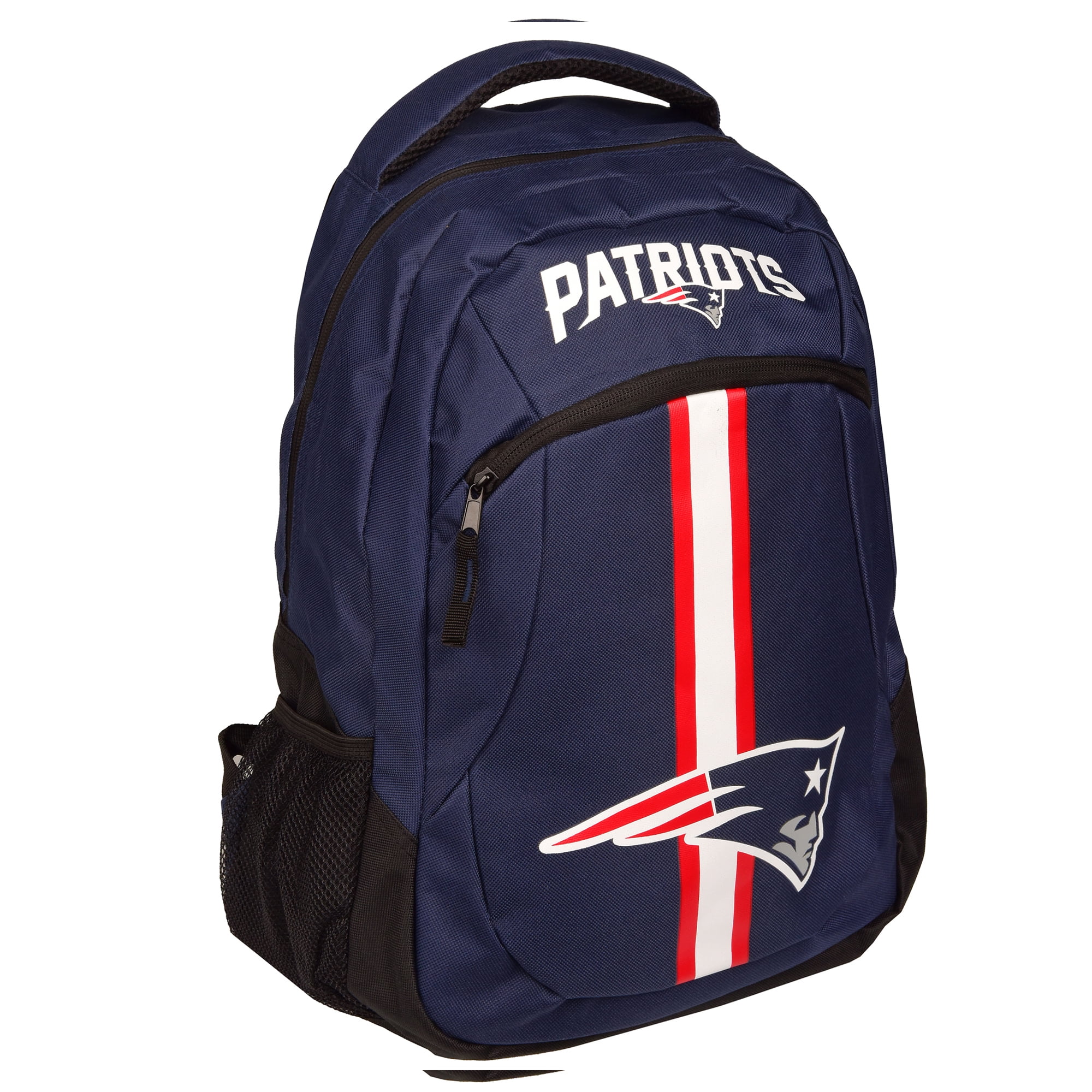 Forever Collectibles Action Stripe Logo Backpack, New England Patriots