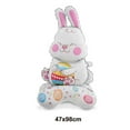 thumbnail image 4 of Easter Rabbit Standing Balloon Bunny 4D Large Balloons Kids Inflation Balloon Spring Easter Party Decoration Supplies DIY Decors, 4 of 26