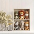 thumbnail image 2 of Mixed Safari Jungle Animal Canvas Print, Neutral Boys Bedroom Wildlife Themed Casual Wall Decor, 2 of 8