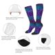 thumbnail image 3 of Balery Purple and Green Glitter Calcetines novedosos Calcetines deportivos Calcetines hasta la rodilla Calcetines de algodón Calcetines originales y geniales, 3 of 6