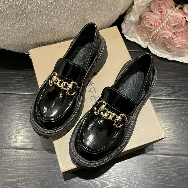 Mocassins Français à Enfiler à Plateforme Style Jk pour Femmes et Filles