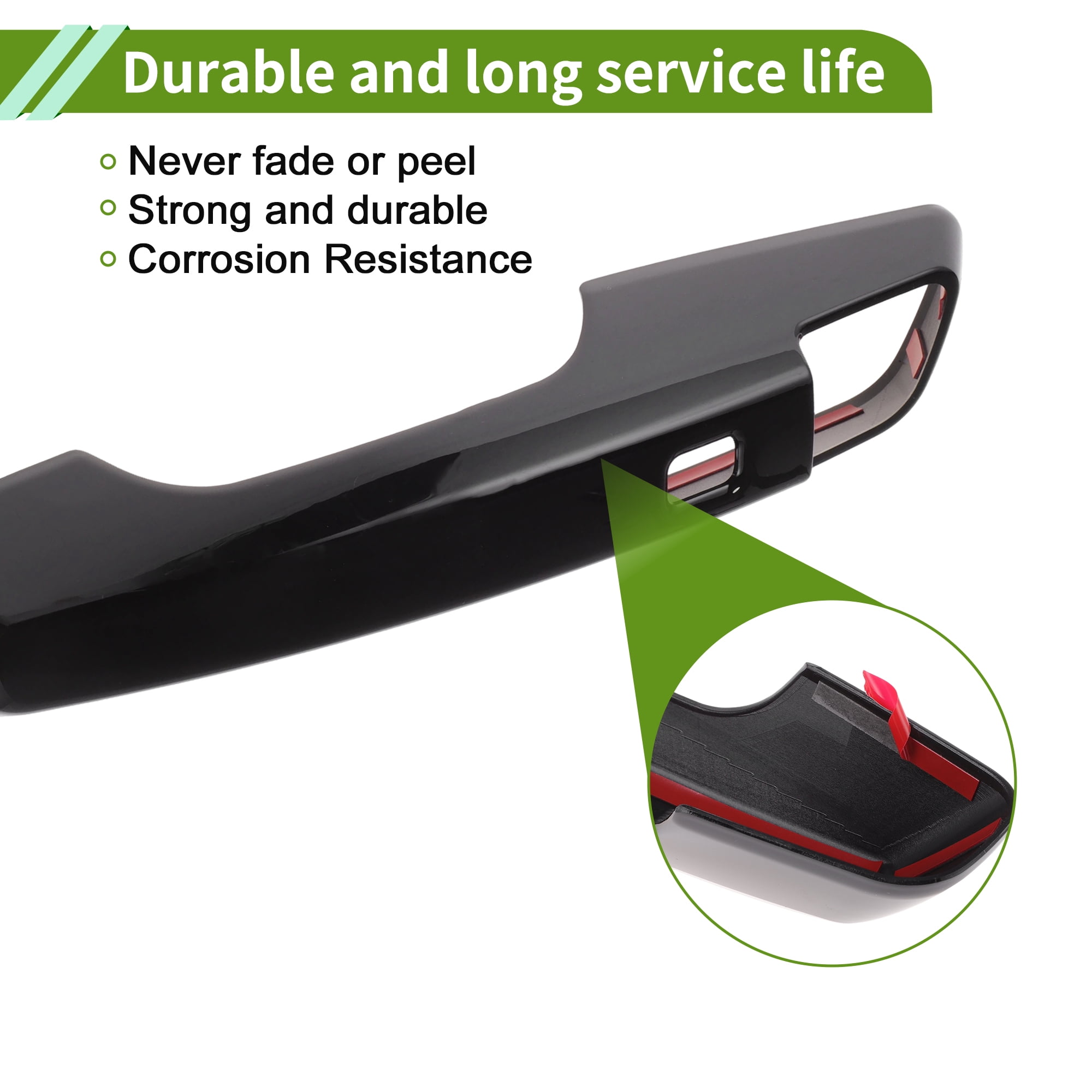 Unique Bargains Door Handle Cover for Chevrolet Traverse 2024-2025 Black