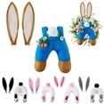 thumbnail image 4 of JHEHF Easter BunnyButt and Ears Wreath Kit DIY Cute Rabbit Ear Wreath Attachment for Farmhouse Spring Festivals Outdoor Hanging Welcome Sign Garland Decorative Craft Supplies, 4 of 6