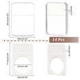 thumbnail image 3 of 14Pcs Coin Slab Snap Display Holder, 37mm White Coin Cases, 3 of 5