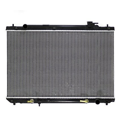 Radiator - Pacific Best Inc For/Fit 2453 01-07 Toyota Highlander 4-Cylinder WITHOUT Tow Package Plastic Tank Aluminum