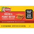 thumbnail image 4 of Keebler Cheese and Peanut Butter Sandwich Snack Crackers 20 ct / 1.38 oz - Pack of 1, 4 of 4