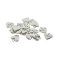 thumbnail image 1 of Colgantes de encantos de corazón Baoblaze 20 piezas plata, 1 of 8