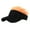 Orange, variant on Xinwanna Novelty Sun Visor Cap with Fake Hairs Adjustable Peaked Wig Baseball Hat with Spiked Short Hair Funny Hip Hop Hat for Fancy Performance (Black,One Size)