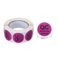thumbnail image 2 of Unique Bargains Inventory QC Rework Repair Stickers Labels 25mm/1' Purple for Inventory Warehouse Stock, 1 Roll 500 Piece, 2 of 5