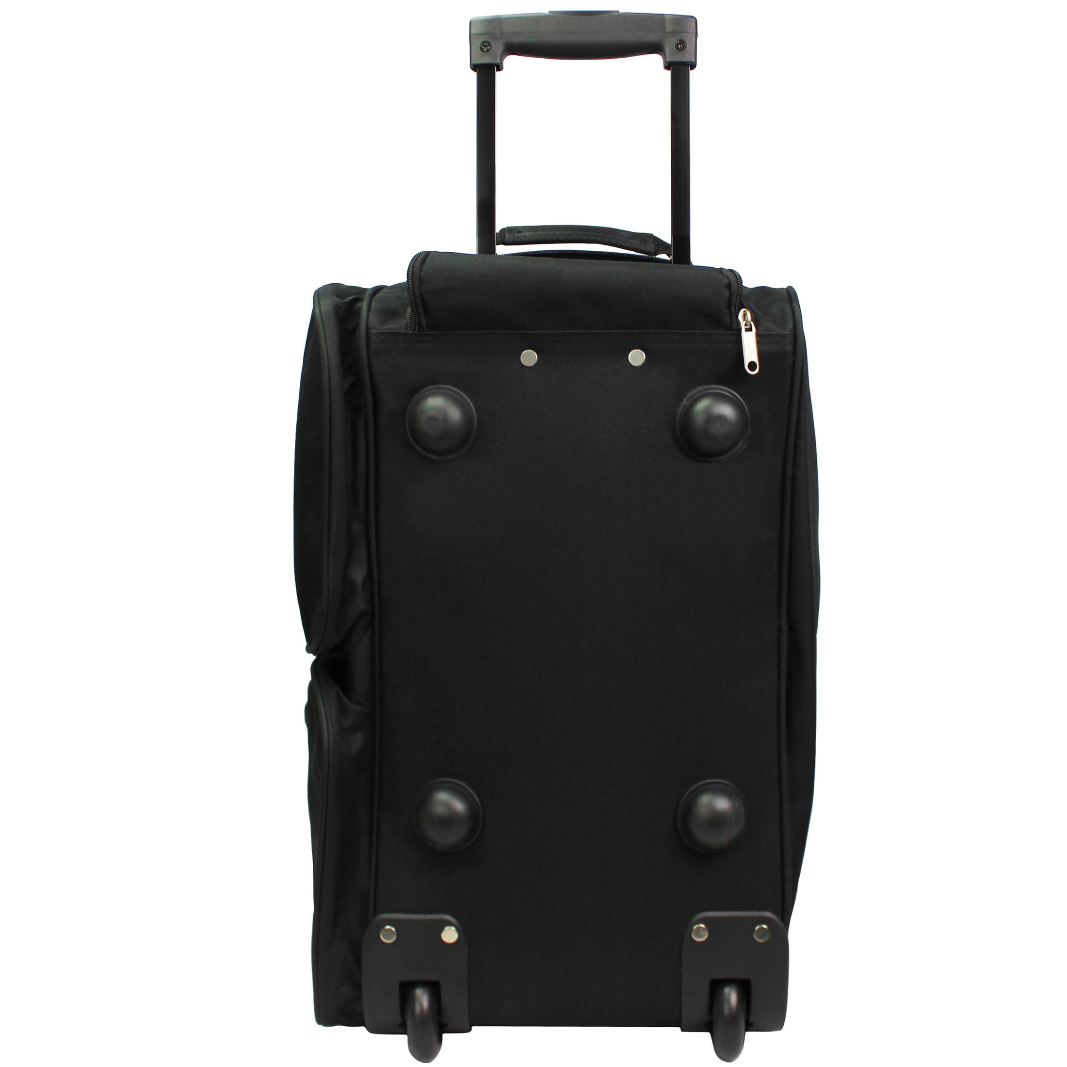 Hipack 28-Inch Heavy Duty Rolling Duffle Bag - Black