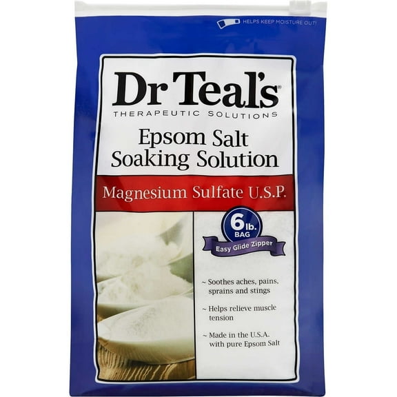 Dr. Teal's Epsom Salt 2 6 Lb Bags : Bath Minerals And Salts