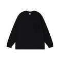 thumbnail image 1 of Dagugfen Work Tops for Men Button Lapel V Neck Pullover Loose Long Sleeve Shirts Fall Clothes Trendy, 1 of 4