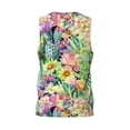 thumbnail image 2 of Rocae Watercolor Blooming Cactus for Men's Basketball Jersey Lightweight and Breathable Athletic Tank Top,Quick-Drying Sports Jersey Large, 2 of 9