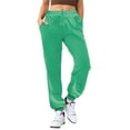 thumbnail image 4 of Womens Jogger Pant Elastic Waist Loose Sweatpant Leisure Comfortable Sports Trousers, 4 of 5