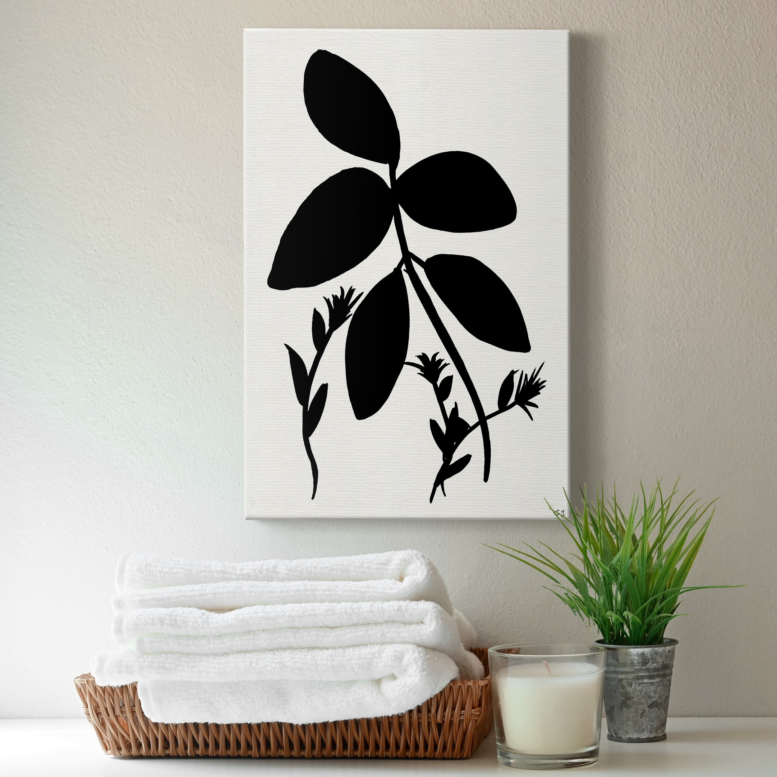 Silhouette Garden II Premium Gallery Wrapped Canvas - Ready to Hang - 40 x 60