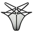 thumbnail image 5 of Watercolor Sunflower Background Sunflower Open Type Women's Panties Crotch Opening G-strings Thongs Lingeries Underwear, 5 of 7