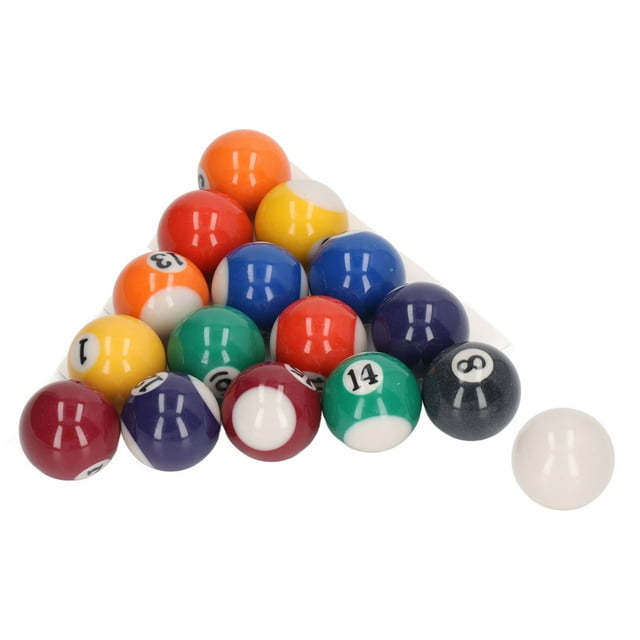 Small Pool Balls, Mini Billard Ball Set Portable Impact Resistant Professional 32mm for Children for Game Room