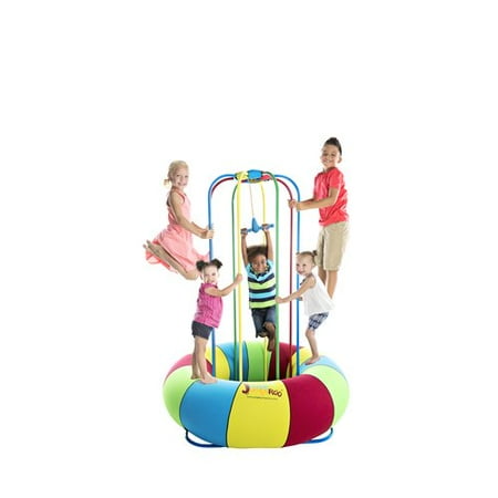 Jungle JumpaRoo - Trampoline/Bounce House-like Play Set - Indoor/Outdoor Jungle Gym