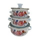 thumbnail image 2 of 3x Ollas esmaltadas con tapa Olla honda para sopa Utensilios de cocina antiadherentes Utensilios de cocina esmaltados A, 2 of 9