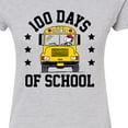 thumbnail image 3 of Peanuts - Snoopy One Hundred Days Of School - Juniors Fitted Graphic T-Shirt, 3 of 6