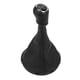 thumbnail image 1 of Cubierta de perilla de palanca de cambios de coche, repuesto negro de cuero PU para transporte Multivan Caravelle T5 T6 2003-20115 Speed, 1 of 5