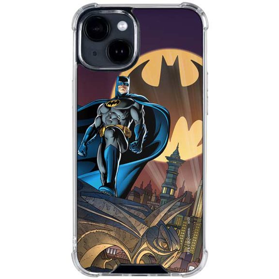 Skinit DC Comics Batman in the Sky iPhone 14 Clear Case