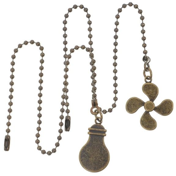 Hemobllo 2pcs Vintage Fan Chain Decor Iron Ceiling Fan Pulls Elegant Design For Interior Designers