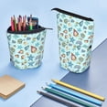 thumbnail image 4 of Xecao Sea Shells 2 Print Telescopic Pencil Bag Pen Holder Pop Up Stationery Case Stand-up Retractable Transformer Bag Standing Organizer, 4 of 6