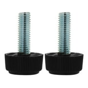 M8 x 25 x 23mm Leveling Feet Adjustable Leveler for Furniture Cabinet Leg 2pcs