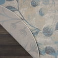 thumbnail image 5 of Nourison Tranquil Nature Ivory/Turquoise 5'3" x ROUND Area Rug, (5 Round), 5 of 8