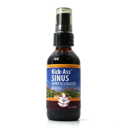 Ayurvedic Herbal Remedies - WishGarden Herbal Remedies WishGarden Herbs — Kick Ass Sinus Herbal Formula — Gluten Free — 2 oz Pump Top