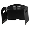 thumbnail image 4 of Parabrisas compacto para horno de camping con bolsa de transporte Parabrisas alto y plegable Negro, 4 of 7