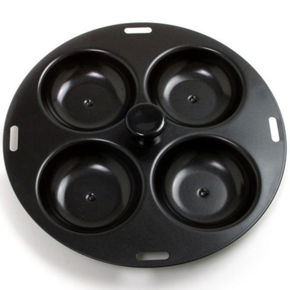 Norpro Nonstick 4-Egg Poacher, 8.5 inch, Black