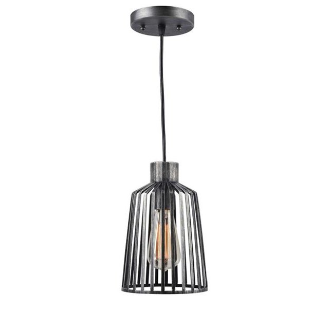 Kenroy Home 93901AM Coop 1 Light Mini Pendant - 10 x 6 in.